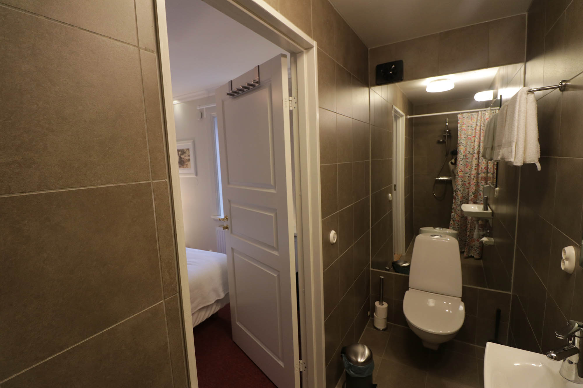 Blidingsholm Konferens Hotellrum badrum